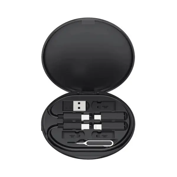Xo Black Wireless Charger USB Cable Set