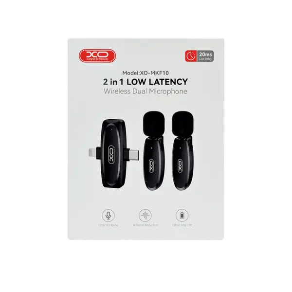 Xo Wireless Lavalier Microphone Black